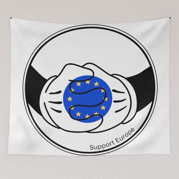Item preview, United for Europe: Hands of Solidarity and Unity designed and sold by We-Open-Minds.