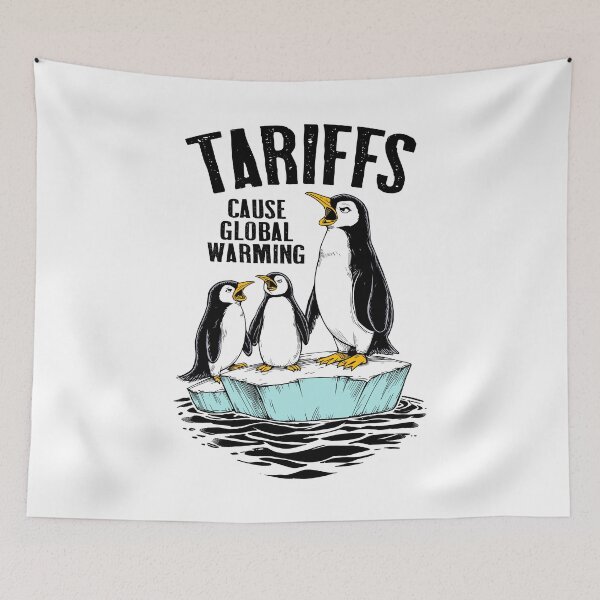 Item preview, Penguin Tariff Funny Tariffs Cause Global Warming Penguins designed and sold by GrandeDuc.