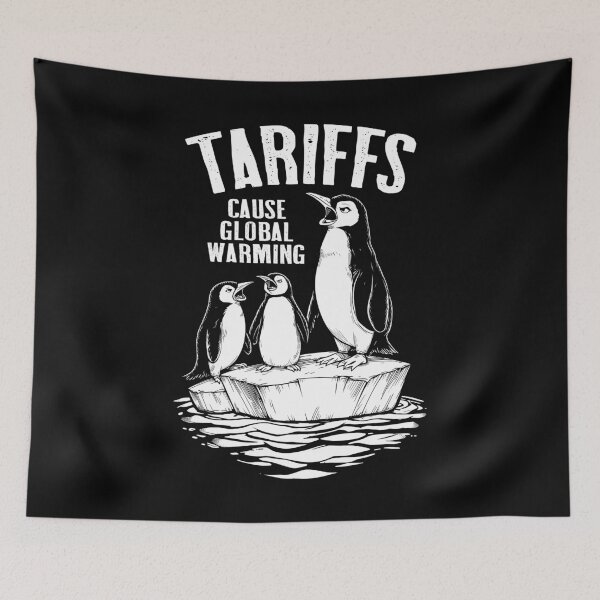 Item preview, Penguin Tariff Funny Tariffs Cause Global Warming Penguins designed and sold by GrandeDuc.