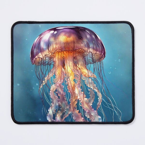 Item preview, Transparent Watercolor Jellyfish designed and sold by SolaoLab.