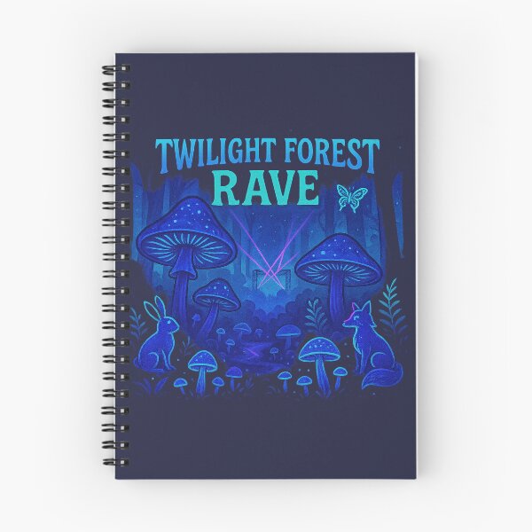 Item preview, Twilight Forest Rave – Psychedelic Neon Wonderland designed and sold by Bratak.