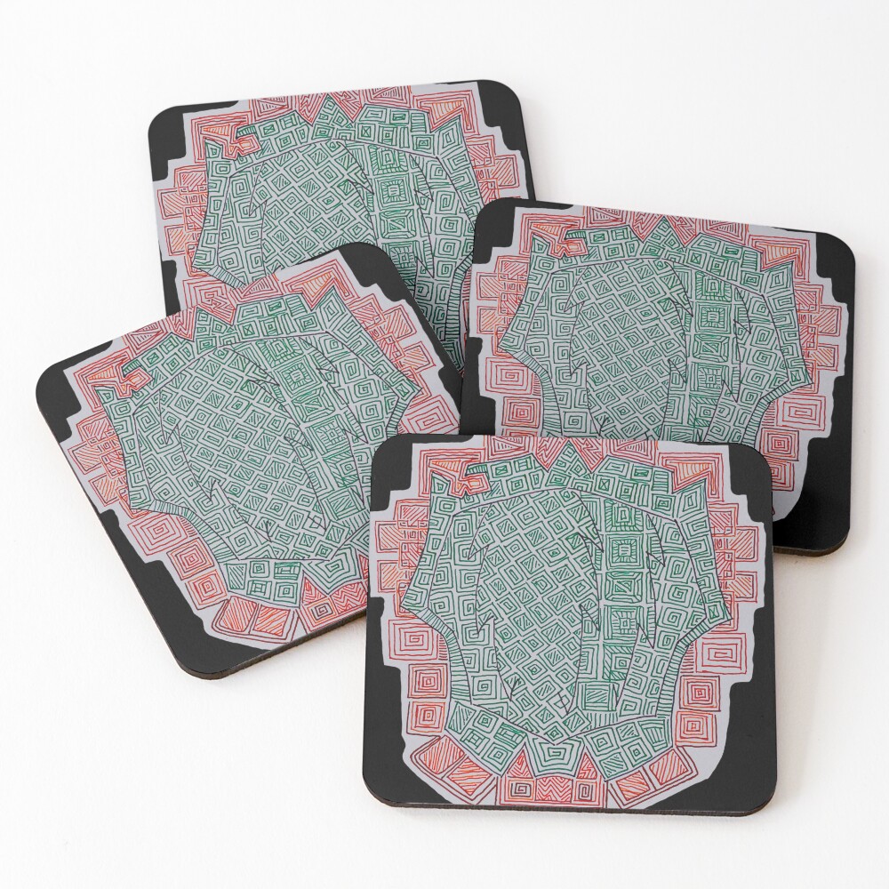 Item preview, Coasters (Set of 4) designed and sold by ZapAttack8901.