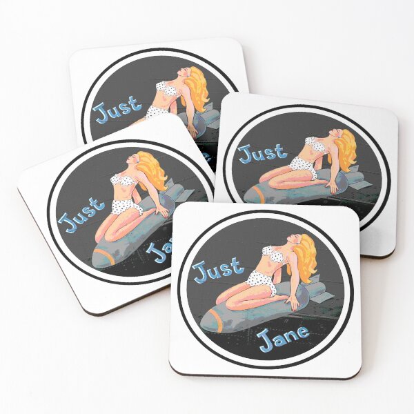 Item preview, WW2 Just Jane Noseart Bomber Girl designed and sold by QuirkyDesign101.