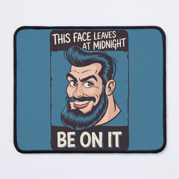 Item preview, This Face Leaves At Midnight | Vintage Illustration designed and sold by Mattk270.