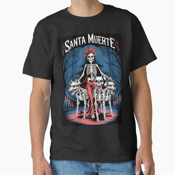 Vista previa del artículo con la obra «Ropa urbana oscura inspirada en la Santa Muerte», diseñado y vendido por NoirElite.