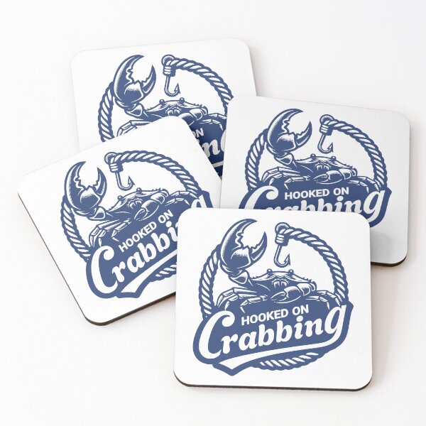 Item preview, Hooked on crabbing designed and sold by Graffik-Peeps.