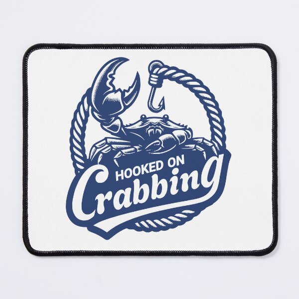 Item preview, Hooked on crabbing designed and sold by Graffik-Peeps.