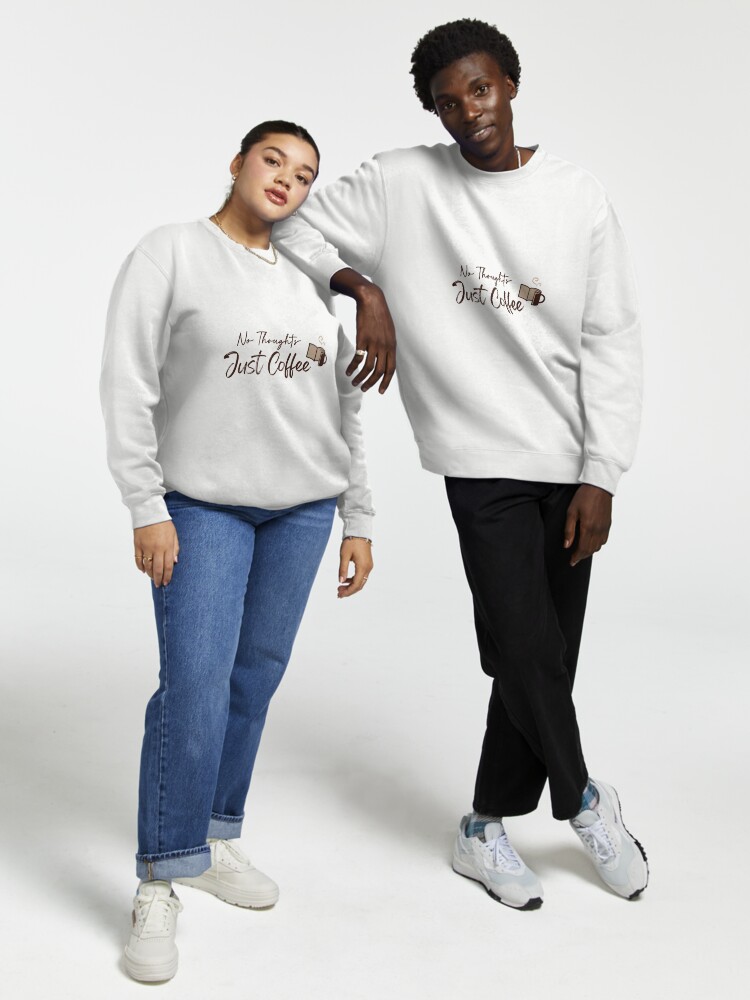 Thumbnail 1 of 7, Pullover Sweatshirt, Funny Iced Coffee Gift – “Don’t Talk Till I Sip” Quote for Caffeine Addicts & Cold Brew Lovers designed and sold by DunkinFan.