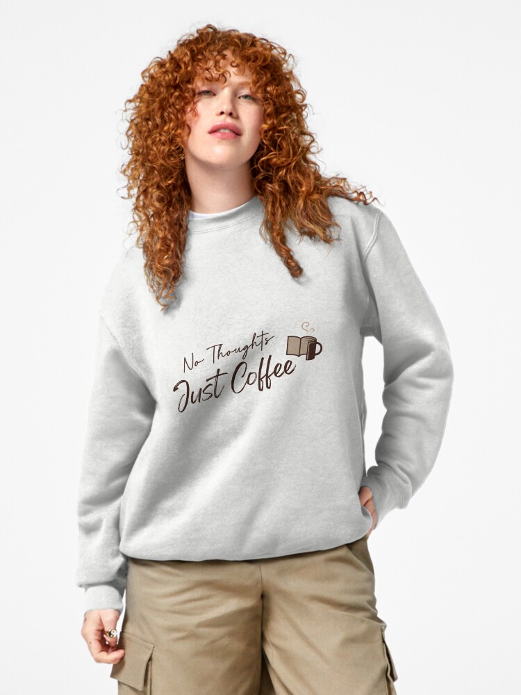 Thumbnail 4 of 7, Pullover Sweatshirt, Funny Iced Coffee Gift – “Don’t Talk Till I Sip” Quote for Caffeine Addicts & Cold Brew Lovers designed and sold by DunkinFan.