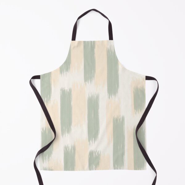 Item preview, Beige and Sage Green Abstract Vertical Brush Strokes designed and sold by JulzPink.