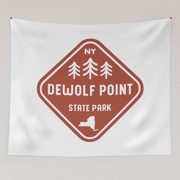 Item preview, Dewolf Point State Park New York Rhombus designed and sold by bivenart.
