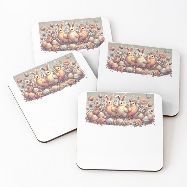 Item preview, Easter Bunny Chicken Chick Retro Cottagecore designed and sold by LuminOrb.