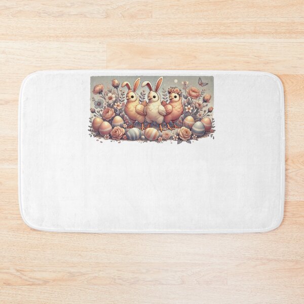 Item preview, Easter Bunny Chicken Chick Retro Cottagecore designed and sold by LuminOrb.