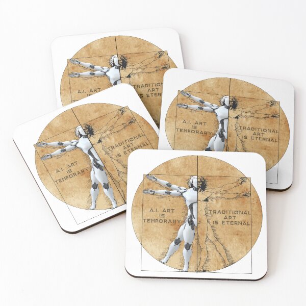 Item preview, AI art is Temporary - Traditional Art is Eternal designed and sold by Mangumba.