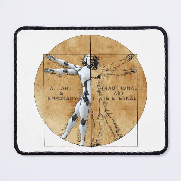 Item preview, AI art is Temporary - Traditional Art is Eternal designed and sold by Mangumba.