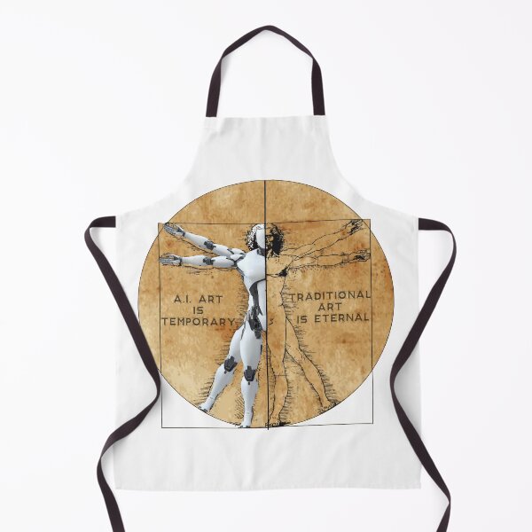 Item preview, AI art is Temporary - Traditional Art is Eternal designed and sold by Mangumba.