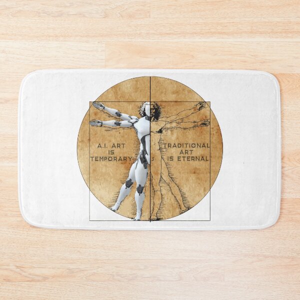 Item preview, AI art is Temporary - Traditional Art is Eternal designed and sold by Mangumba.