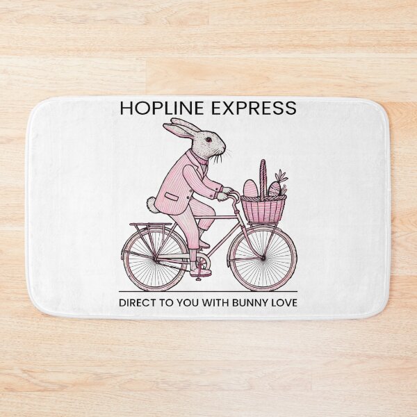 Item preview, Easter Hopline Express Retro Bunny designed and sold by LuminOrb.