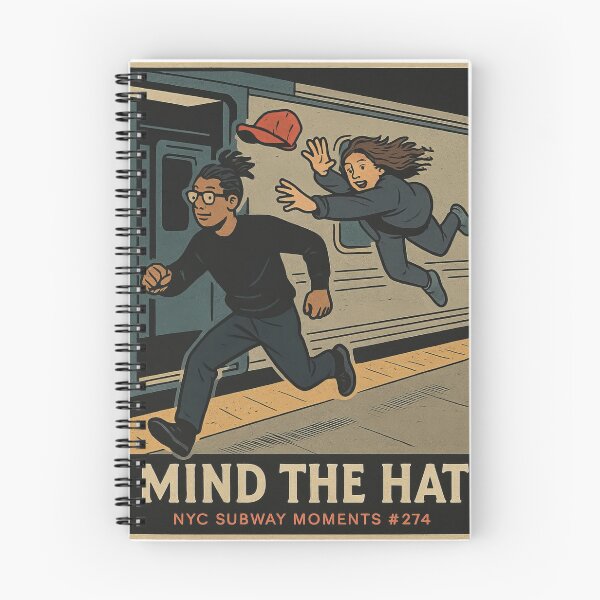 Item preview, Mind the Hat – NYC Subway maga Cap Incident  designed and sold by MayaDelaye.