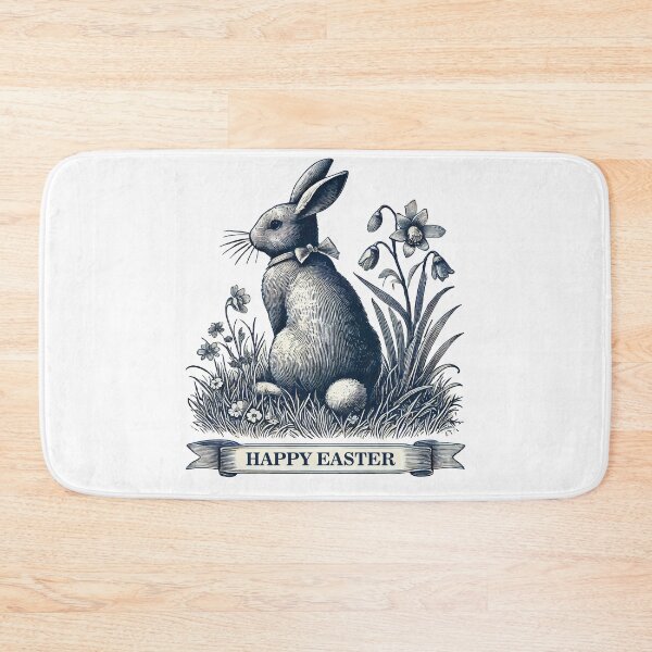 Item preview, Easter Bunny Vintage Retro Cottagecore Aesthetics designed and sold by LuminOrb.