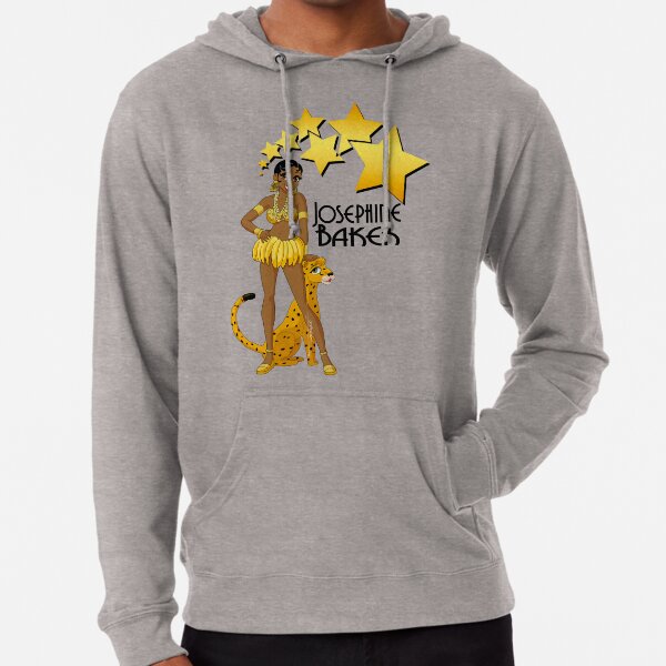 Josephine Baker in Banana Skirt with Cheetah Lightweight Hoodie