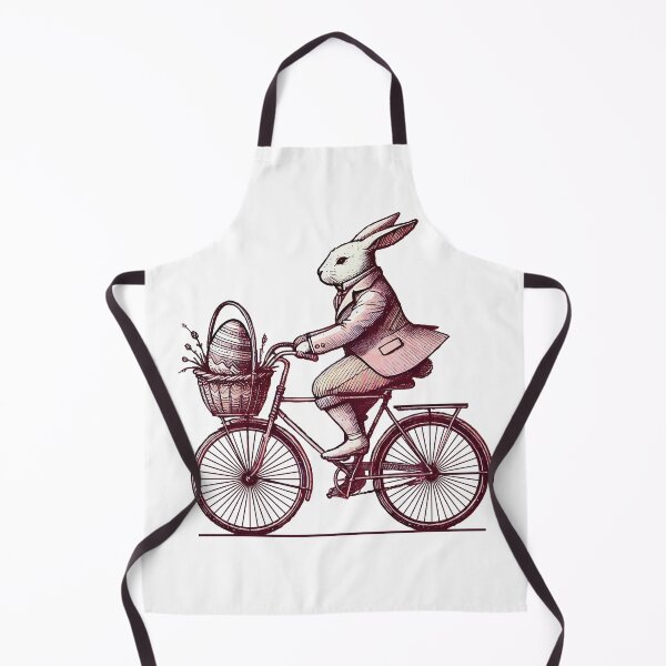 Item preview, Easter Bunny Bike Retro Style designed and sold by LuminOrb.
