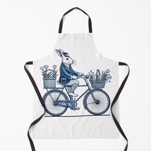 Item preview, Easter Retro Bunny With Bike Design designed and sold by LuminOrb.