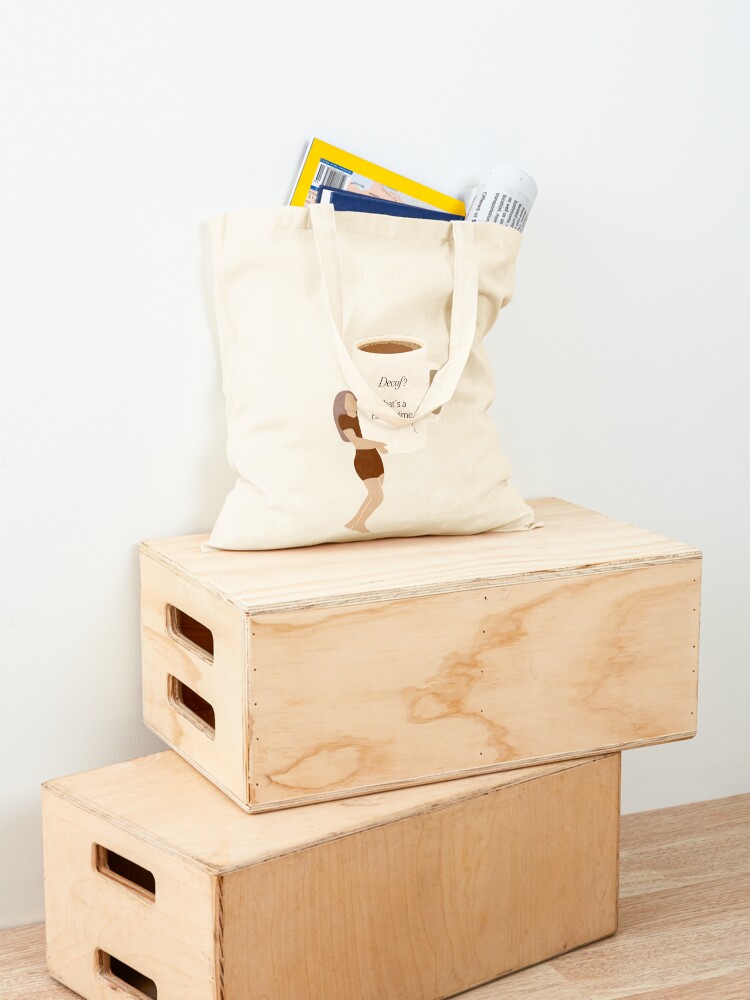 Thumbnail 4 of 5, Tote Bag, Dancing Iced Coffee Cup – Funny Cold Brew Lover Gift for Caffeine Addicts designed and sold by DunkinFan.
