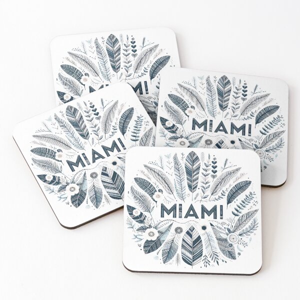 Item preview, Miami Florida Boho Vibes – Retro Beach Art for Sun Seekers designed and sold by OzzFrequency.