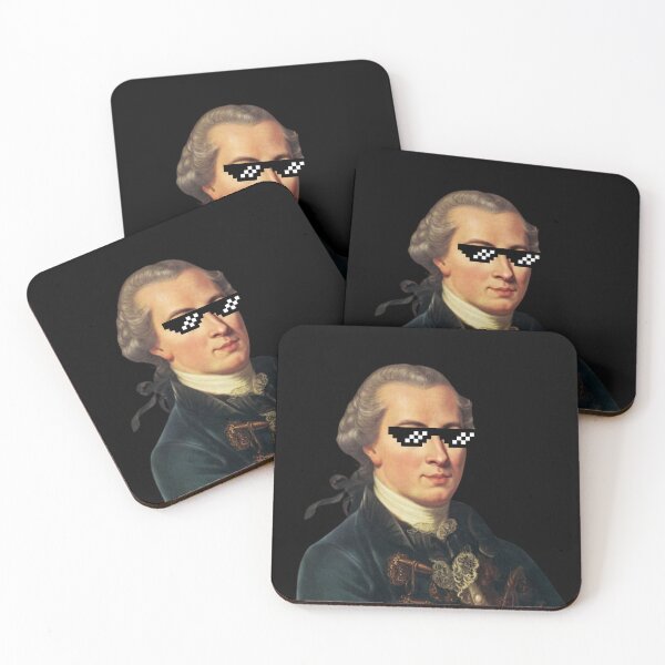 Item preview, Immanuel Kant with pixel sunglasses designed and sold by Cleanthes.