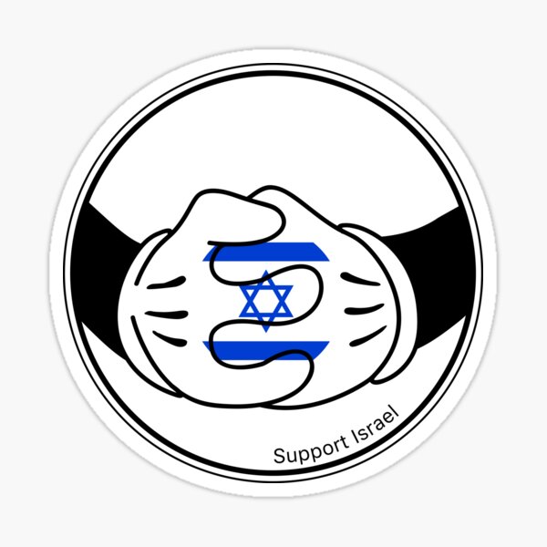 Item preview, Standing with Israel: Hands of Solidarity designed and sold by We-Open-Minds.