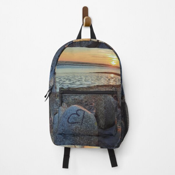 Item preview, Art by Mike Photography Photo on the North Sea beach with romantic sunset, Theme III designed and sold by allartbymike.