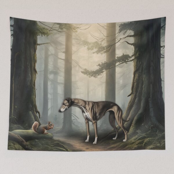 Item preview, Greyhound Forest Friend designed and sold by NikkiBear67.