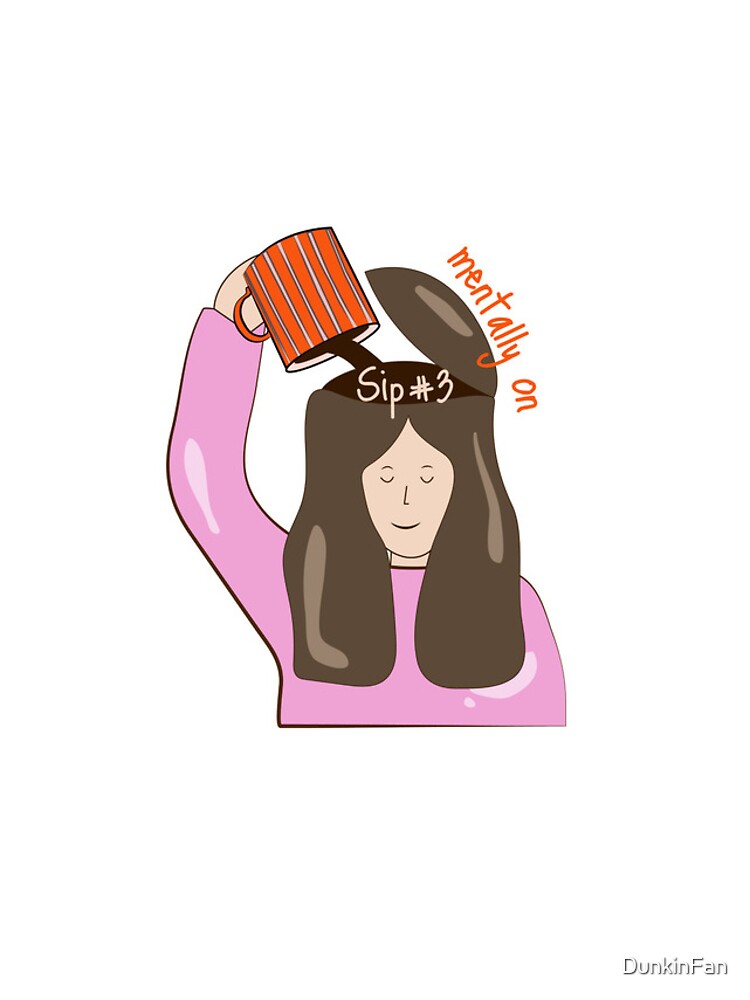 Thumbnail 5 of 5, iPhone Case, Mentally on My Third Coffee – Funny Iced Coffee Quote for Caffeine-Obsessed Girls designed and sold by DunkinFan.