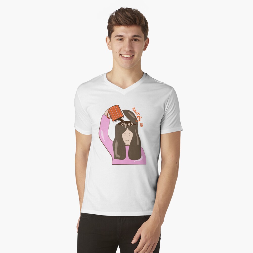 Item preview, V-Neck T-Shirt designed and sold by DunkinFan.