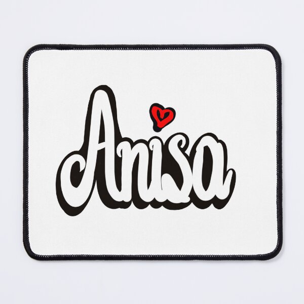 Item preview, Anisa popular girls first name in white. Top 100 Personalized personalised Anisa designed and sold by Artonmytee.