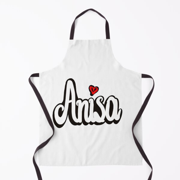 Item preview, Anisa popular girls first name in white. Top 100 Personalized personalised Anisa designed and sold by Artonmytee.