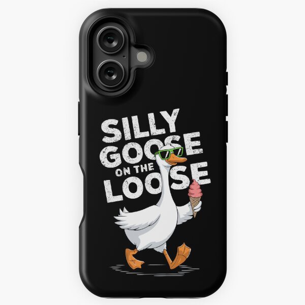 Aperçu de l'œuvre Oie idiote en liberté Humour d'oie drôle Été créée et vendue par crisp002.