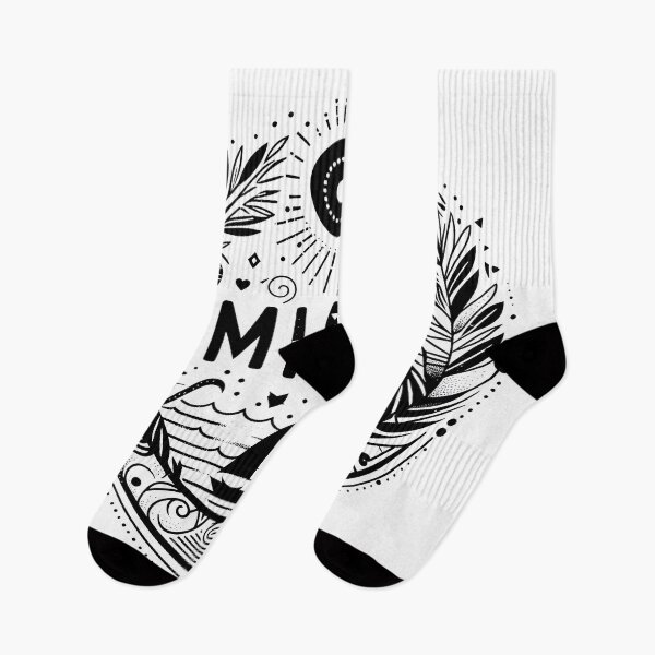 Item preview, Miami Florida Boho Vibes – Retro Beach Art for Sun Seekers designed and sold by OzzFrequency.
