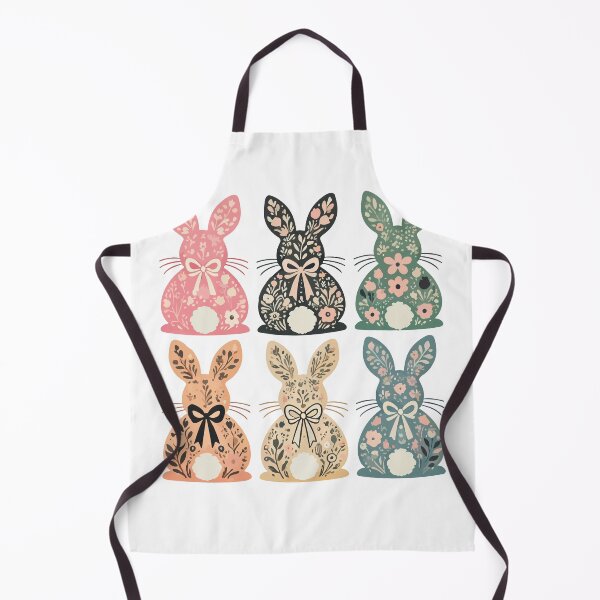 Item preview, Easter Flower Bunny Retro Vintage Style designed and sold by LuminOrb.