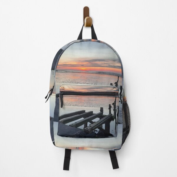 Item preview, Art by Mike Photography Photo of a rocky path on the beach. Pier leading into the sea. designed and sold by allartbymike.