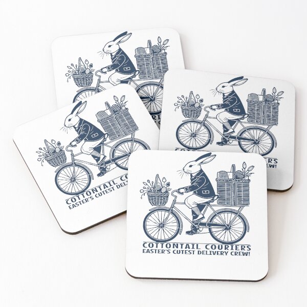 Item preview, Easter Cottontail Couriers Retro Aesthetics designed and sold by LuminOrb.