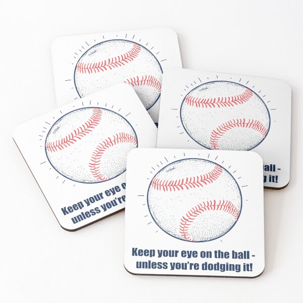 Item preview, Vintage baseball illustration with red stitches and textured design, perfect for sports fans and athletic-themed Redbubble products designed and sold by ArtPetrenko90.