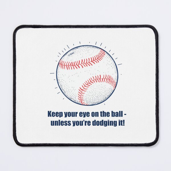 Item preview, Vintage baseball illustration with red stitches and textured design, perfect for sports fans and athletic-themed Redbubble products designed and sold by ArtPetrenko90.