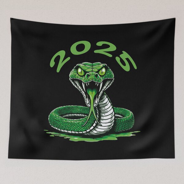 Item preview, The green-colored snake of 2025 designed and sold by oksbprint.