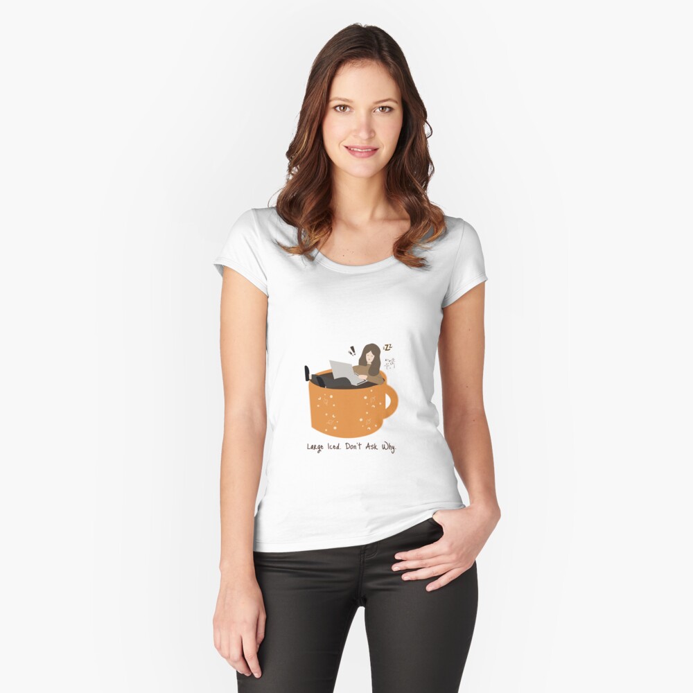 Item preview, Fitted Scoop T-Shirt designed and sold by DunkinFan.