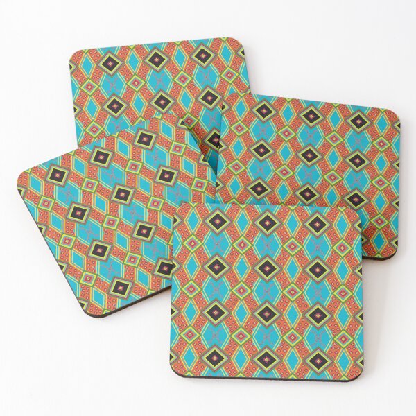 Item preview, Tribal Diamond pattern And Bohemian Diamond Repeat designed and sold by Bluesky992.