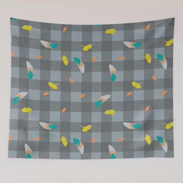 Item preview, Autumn Park Checker Pattern designed and sold by hahaha-creative.