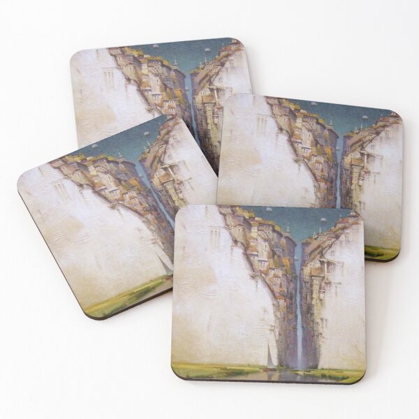 Item preview, City in the Cliffs – A Surreal Divide designed and sold by Grind107.