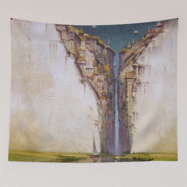 Item preview, City in the Cliffs – A Surreal Divide designed and sold by Grind107.